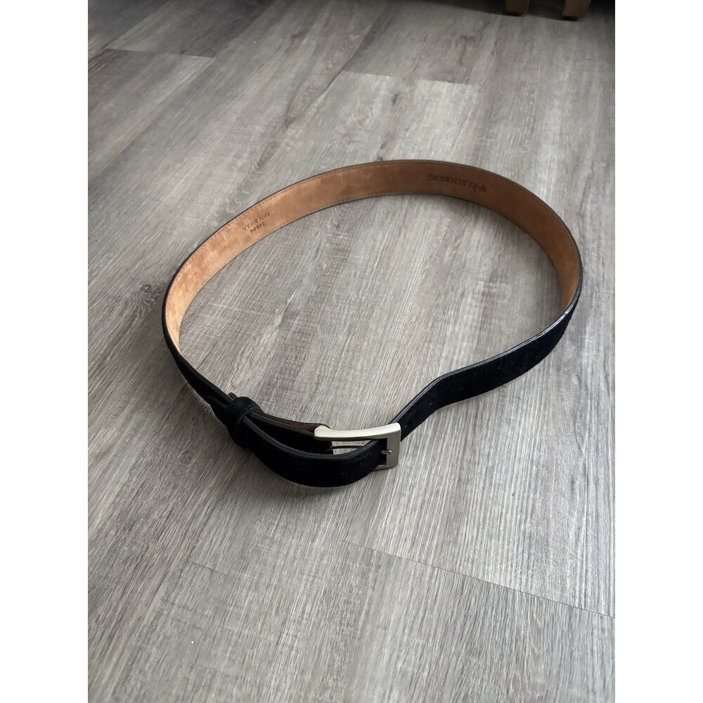 Authentic W.Kleinberg Genuine saude black men’s dress belt size 36